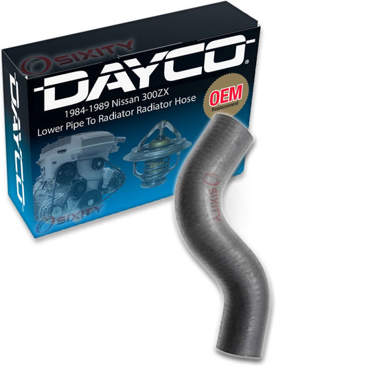 Dayco Lower Pipe To Radiator Radiator Coolant Hose Nissan 300ZX 3.0L V6 1984-1989