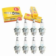 8 pc NGK 7421 Standard Spark Plugs for 018-00546-211 065-01404-70 150265060 245 293918 4113202S 6022 6025 77-306 840 840C 92070-2060 98073-56744 AR7N CSR45 E3.12 E7199-67740 FF-12 L6RC RCJ8 W20M-U