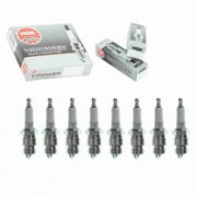 8 pc NGK 2438 V-Power Spark Plugs for 11 11C2 11S 156 166 1765178 21 21CC 21S 22 22CC 22S 3286 34 35 36 37 378 4011 409 44 45 45BP 45DP2 46 46BP 46DP2 5006 5007 5008 5009 5010 744 745 746 747 7550