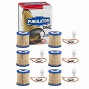 6 pc Purolator ONE PL25608 Engine Oil Filters for Oil Change Lubricant Filters Fits select: 2006-2018 TOYOTA RAV4, 2007-2023 TOYOTA CAMRY