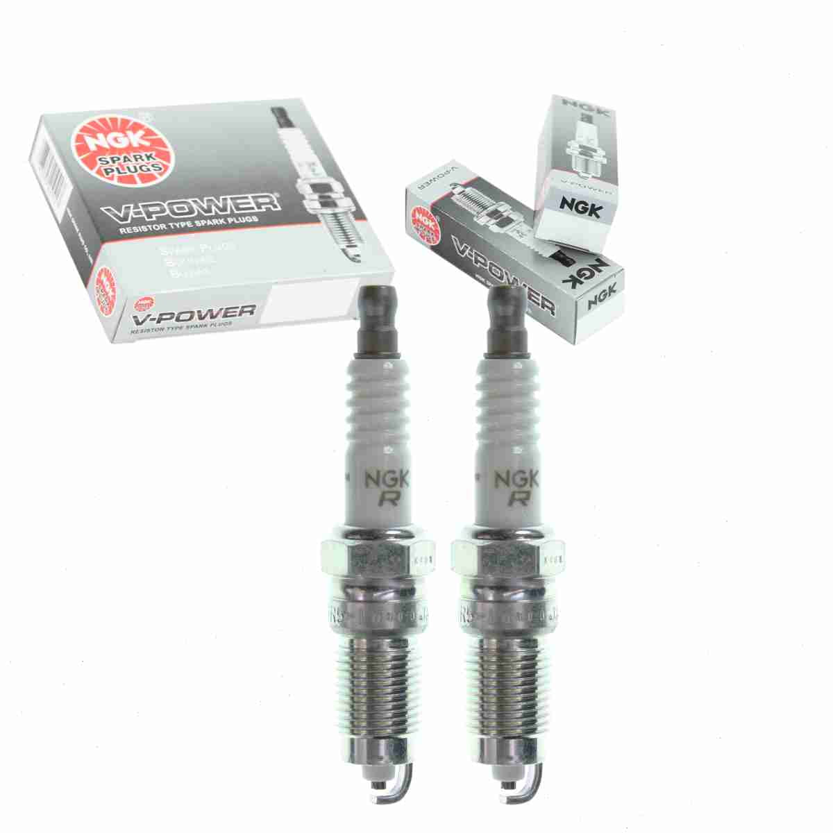 2 pc NGK 7060 V-Power Spark Plugs for 1765261 1835212T 1844054T 2543 2544 2544BP 2545 2545BP 2545DP2 2546 2546BP 403 403CC 407 407C2 407S 5143 5144 5144BP 5144DP2 7581 7582 7590 763 764 764BP 764DP2