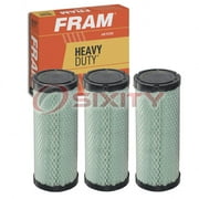 3 pc FRAM CA9550 Heavy Duty Air Filters for 25313785 A1535C AF2261 AT110770 PA-5387 Intake Inlet Manifold Fuel Delivery Filters