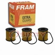 3 pc FRAM CH10066 Extra Guard Engine Oil Filters for 10-28420 36Y-13441-00 LF569 M1C-256 P7006 PF2122 PZ-165 Oil Change Lubricant Filters Fits select: 2013 MINI COOPER ROADSTER
