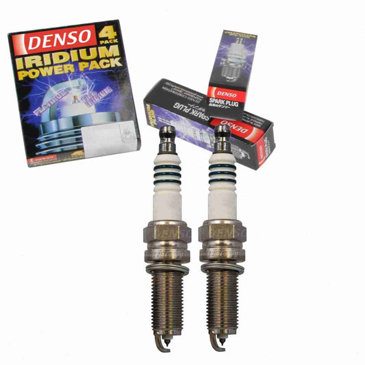 2 pc DENSO 5356 Iridium Power Spark Plugs for 101 905 622 12290-R40-A01 12290-R40-A02 12290-R70-A01 12290-R70-A02 18846-11070 7B0 905 600 A 955 170 220 90 IXUH22I SP149125AD Ignition Wire Secondary