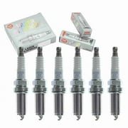 6 pc NGK 7654 Laser Platinum Spark Plugs for 22401-2DR16 22401-5M016 22401AA580 8122 FR7MPP10 FR7MPP33X Ignition Wire Secondary Fits select: 2005-2011 TOYOTA TACOMA, 2013-2017 TOYOTA TUNDRA