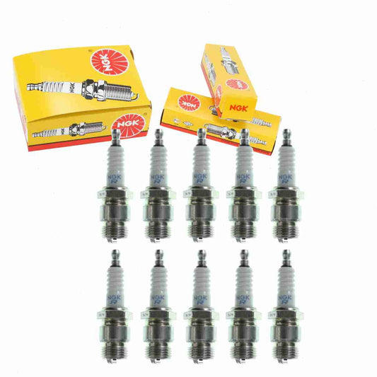 10 pc NGK 3323 Standard Spark Plugs for 124 127 129 129S 3404 344 5012 5013 5014 5015 584 784 804 BRF31 BRF31-4 BRF314 BRF3M BRF6 BSF3 BSF31 BSF31-4 BSF314 CR83T MA20P-U MA20PR-U MA20R-U MA20R-U11