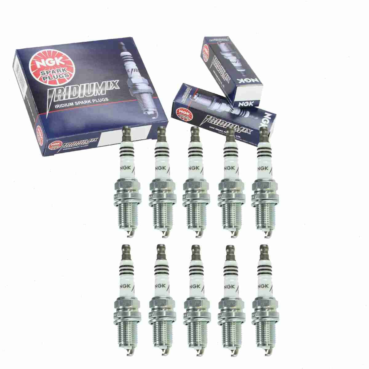 10 pc NGK 5464 Iridium IX Spark Plugs for 0000-18-JE41 1765267 1UN9-18-110 3160 3161 3166 3412 4202 4418 4701 5303 5603 9003 9003S 9600 9652 98079-5514E-HE 999-06910-X9-006 BY481-BKR5E FR8DII33X
