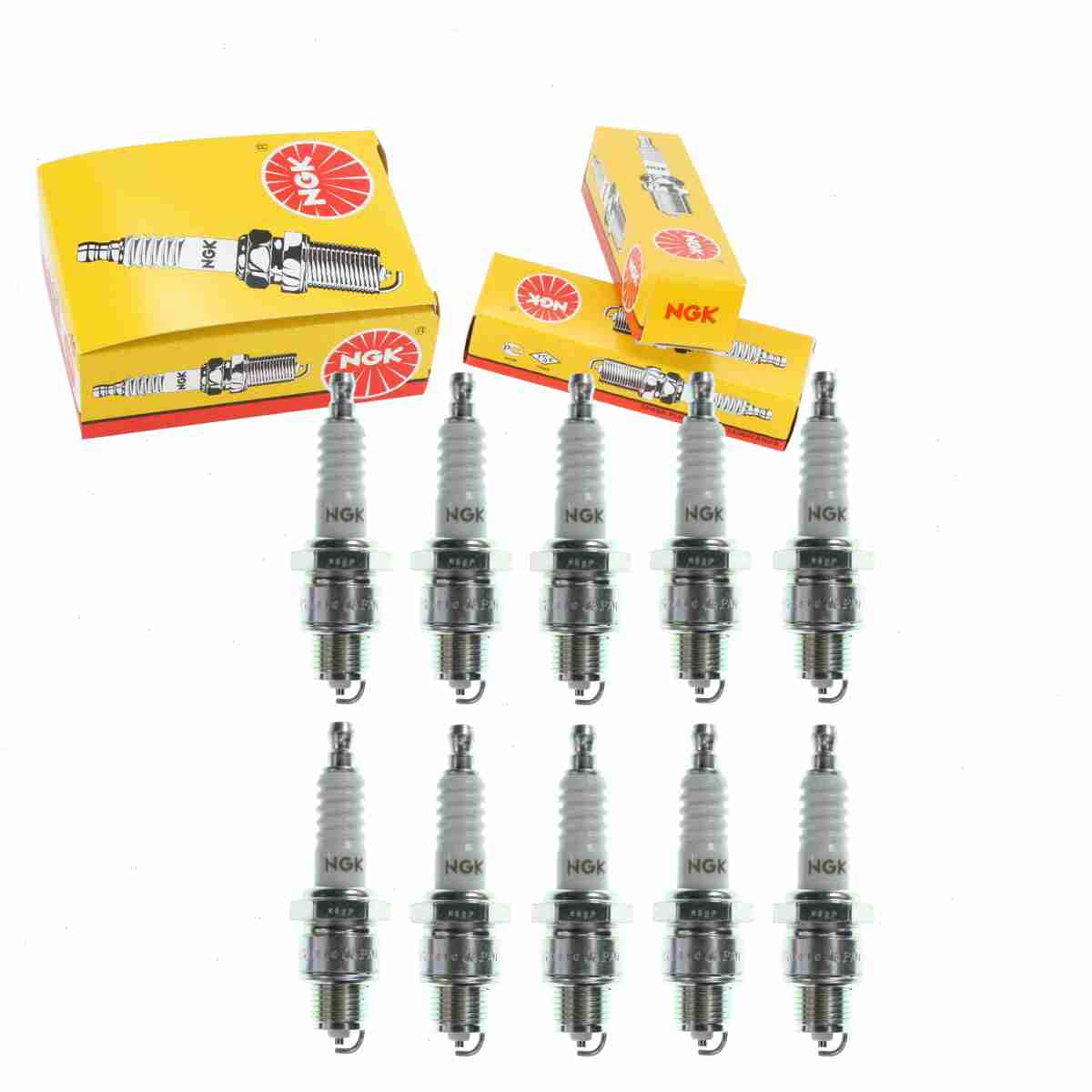 10 pc NGK 7331 Standard Spark Plugs for 065-01402-10 09482-00059 09482-00074 09482-00084 09482-00259 09482-00531 1172640100 13901-6771-2 13901-6771-6 1765073 273 274 3068 312 315801-8410B