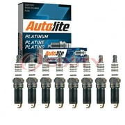 8 pc Autolite AP5364 Platinum Spark Plugs for 4513 5019 WR9DCY Ignition Wire Secondary Fits select: 2013-2015 CHEVROLET MALIBU, 2007-2010 FORD EDGE