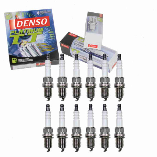 12 pc DENSO Platinum TT Spark Plugs Mercedes-Benz E320 3.2L V6 1998