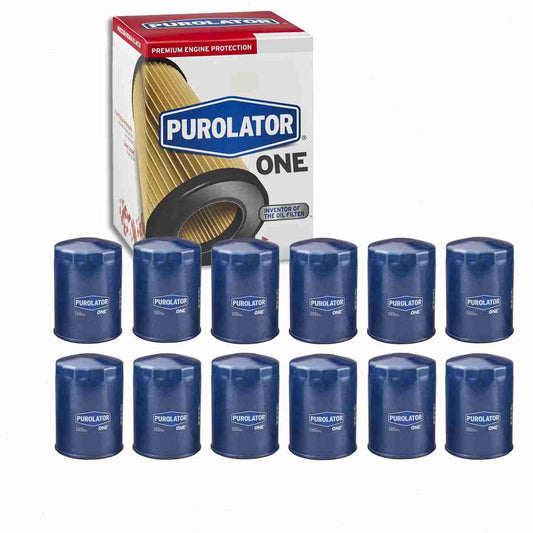 12 pc Purolator ONE PL34631 Engine Oil Filters for Oil Change Lubricant Filters