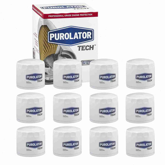 12 pc Purolator TECH TL14459 Engine Oil Filters for 0-986-452-007 0000-23-0370 0370-23-802-91 0370-23-8020 0370-23-802B 041-8163 104-5167 1064 12337532 1275229-C1 1334MP 150-1006 152 15208-AA030
