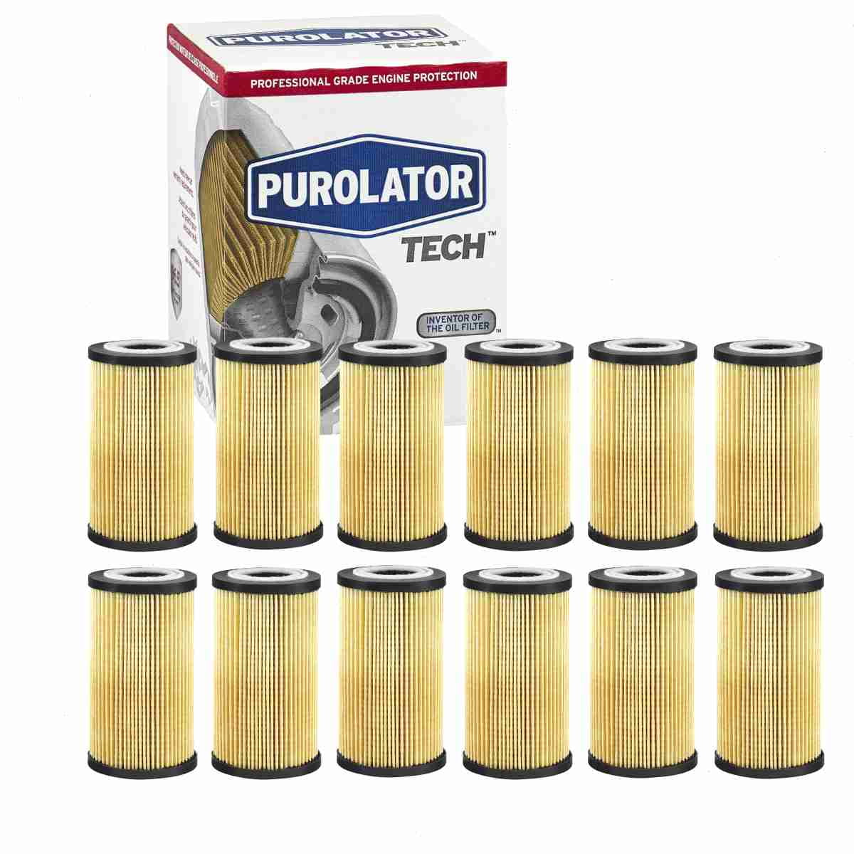 12 pc Purolator TECH TL35610 Engine Oil Filters for 041-8192 26320-3C100 26330-3C100 27061 37061 57061 61857061 7061 84061 AL9999 ALO-8148 ALO26 CF5610 CF615 CH9999 COC9999 FP9999 G7061 GL35610 LF615