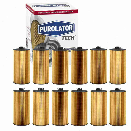 12 pc Purolator TECH TL45526 Engine Oil Filters for 3C3Z 6731 AA 47312 57311 57312 57312XP 61857311 84311 CF5515 CH9549 COC9549 EA15K88 FP9549 LP2017 LP2017FC M1009 M1C-651 M2016 MGL57311 MO5515