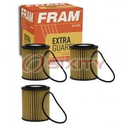 3 pc FRAM CH9584 Extra Guard Engine Oil Filters for 25867K 57215 ATF-226 LF16144 T544 TF182 TF20 Oil Change Lubricant Filters Fits select: 2002-2008 MINI COOPER