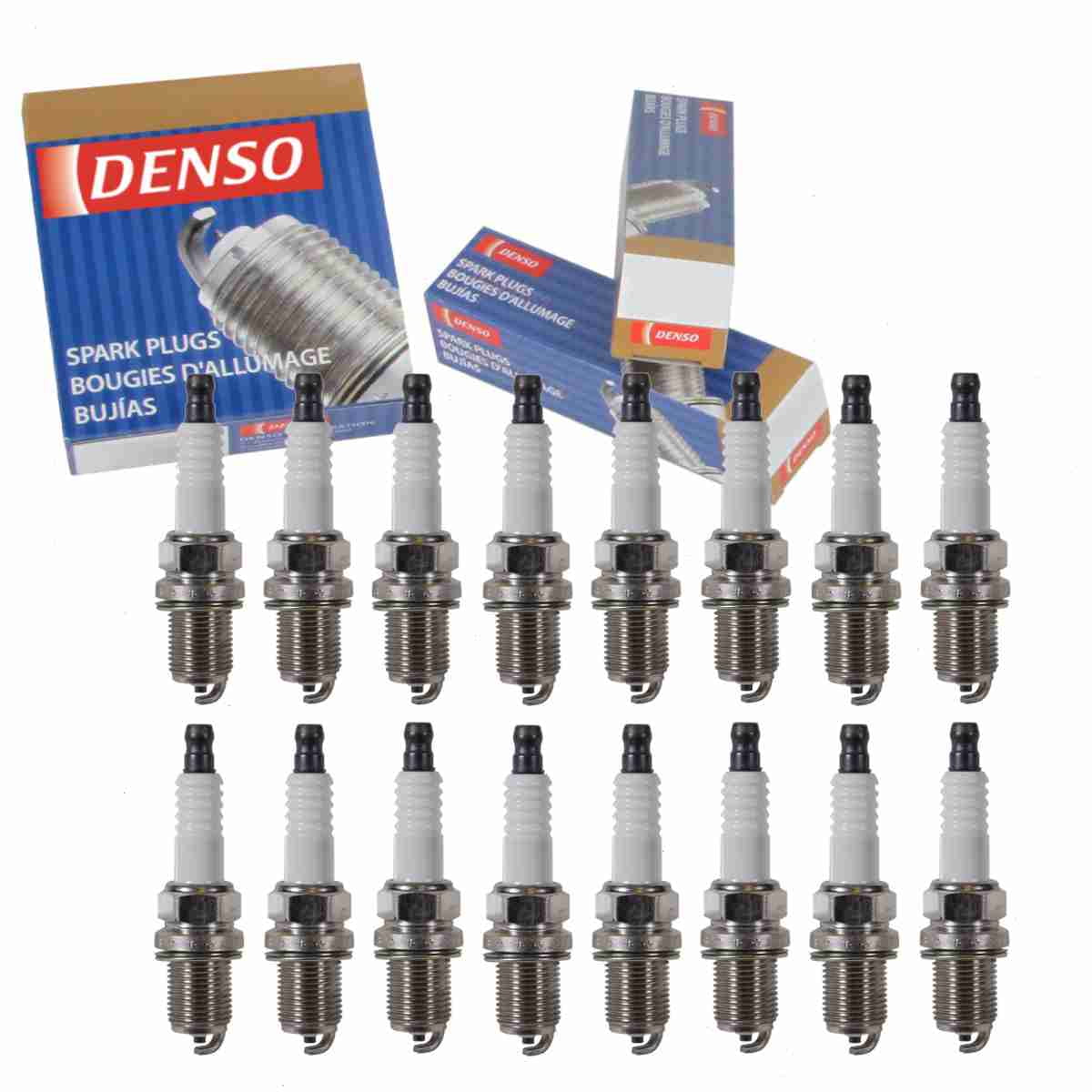 16 pc DENSO Standard Spark Plugs Mercedes-Benz ML430 4.3L V8 1999-2001