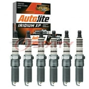 6 pc Autolite Iridium XP XP5263 Spark Plugs for Ignition Wire Secondary Fits select: 2008-2017 CHEVROLET EQUINOX, 2004-2014 CHEVROLET MALIBU