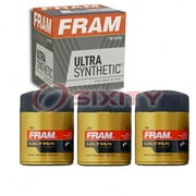 3 pc FRAM XG3682 Ultra Engine Oil Filters for 42989 B23164M FA 1060-DP FB99B Oil Change Lubricant Filters