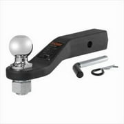 CURT 45331 Trailer Hitch Mount with 2-5/16-Inch Ball & Pin, Fits 2-Inch Receiver, 15,000 lbs, 2-In Drop