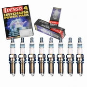 8 pc DENSO 5353 Iridium Power Spark Plugs for 004 159 18 03 004 159 44 03 004 159 49 03 004 159 58 03 132 159 00 03 132 159 01 03 132 159 02 03 1822A010 1822A011 6800 5667AB IXUH22 Ignition Wire