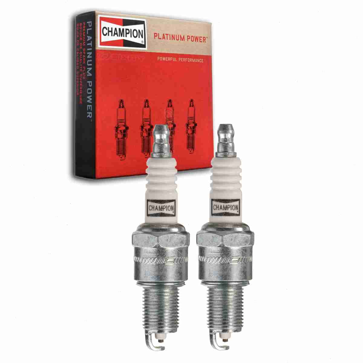 2 pc Champion 3031 Platinum Spark Plugs for RN14PMC5 Ignition Wire Secondary Fits select: 1990-2000 DODGE GRAND CARAVAN, 1990-2000 CHRYSLER TOWN & COUNTRY