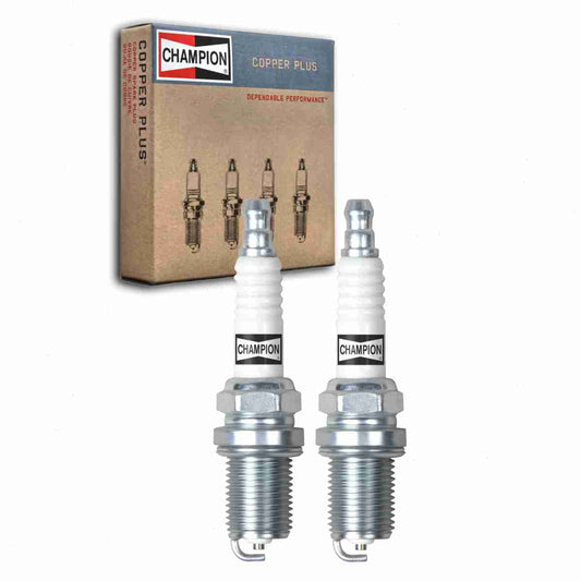 2 pc Champion 431 Copper Plus Spark Plugs for 41-603 41-618 41-629 41-831 496018S 5092 BKR4E BKR4EVX FR4LS FR4LSJ FR5 FR5LM FR5LS RC14YC Ignition Wire Secondary Fits select: 1991-2002 SATURN SL1
