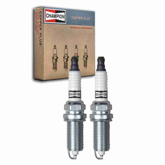 2 pc Champion 446 Copper Plus Spark Plugs for FR8TE2 REC12MCC4 Ignition Wire Secondary Fits select: 2009-2018 TOYOTA RAV4, 2010-2022 TOYOTA CAMRY