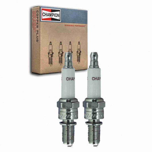 2 pc Champion 654 Spark Plugs for C7E C8E CR6E CR7E CR8E CR9EB G59C R017-9 R0373A-9 Ignition Wire Secondary
