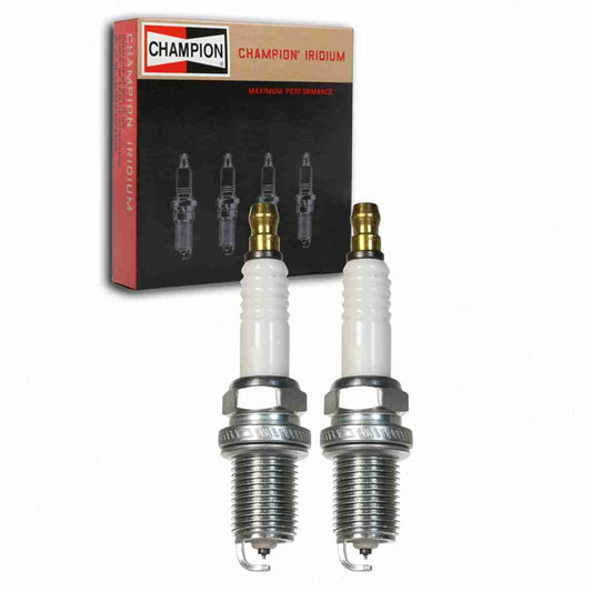2 pc Champion 9001 Iridium Spark Plugs for IFR5G11 ITR6F13 PFR5N11 RC10WYPB4 Ignition Wire Secondary Fits select: 2001-2009 TOYOTA PRIUS, 2010-2011 HYUNDAI ELANTRA TOURING