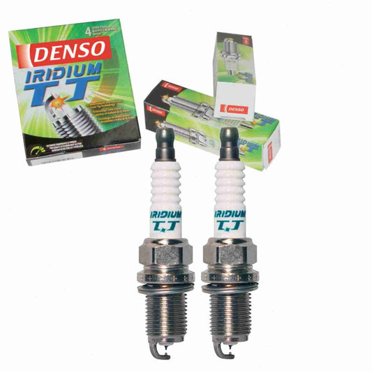 2 pc DENSO 4702 Iridium TT Spark Plugs for 0000-18-BP03 0000-18-F285 0000-18-KJ11 0000-18-KJ13 003 159 75 03 003 159 78 03 004 159 14 03 06H 905 601 A 06H 905 611 06H 905 621 09146367 09482-00427