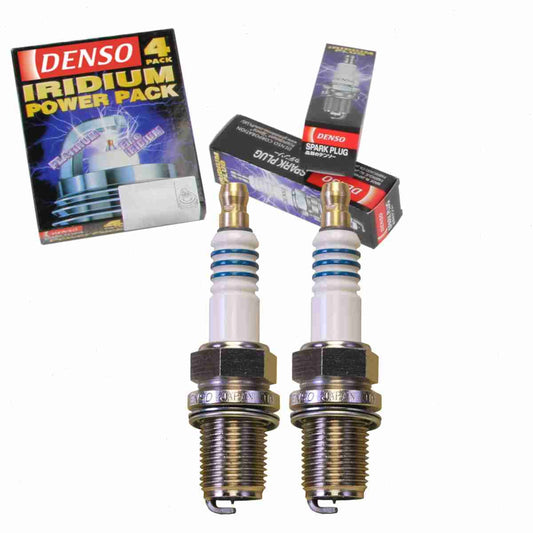 2 pc DENSO 5321 Iridium Power Spark Plugs for IK31 Ignition Wire Secondary