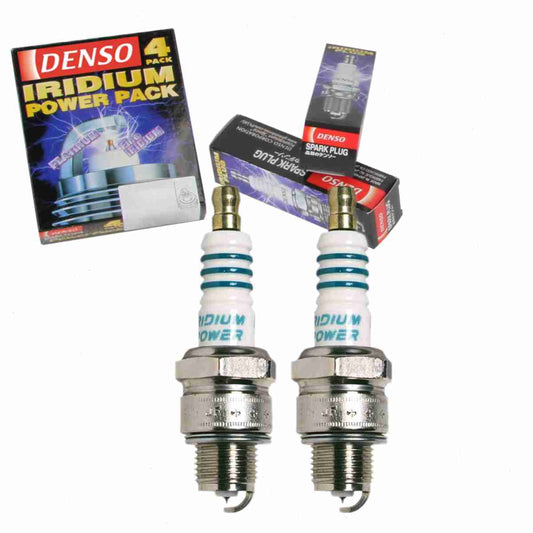 2 pc DENSO 5378 Iridium Power Spark Plugs for IWF20 Ignition Wire Secondary Fits select: 1973 VOLVO 1800, 1971-1973 OPEL GT