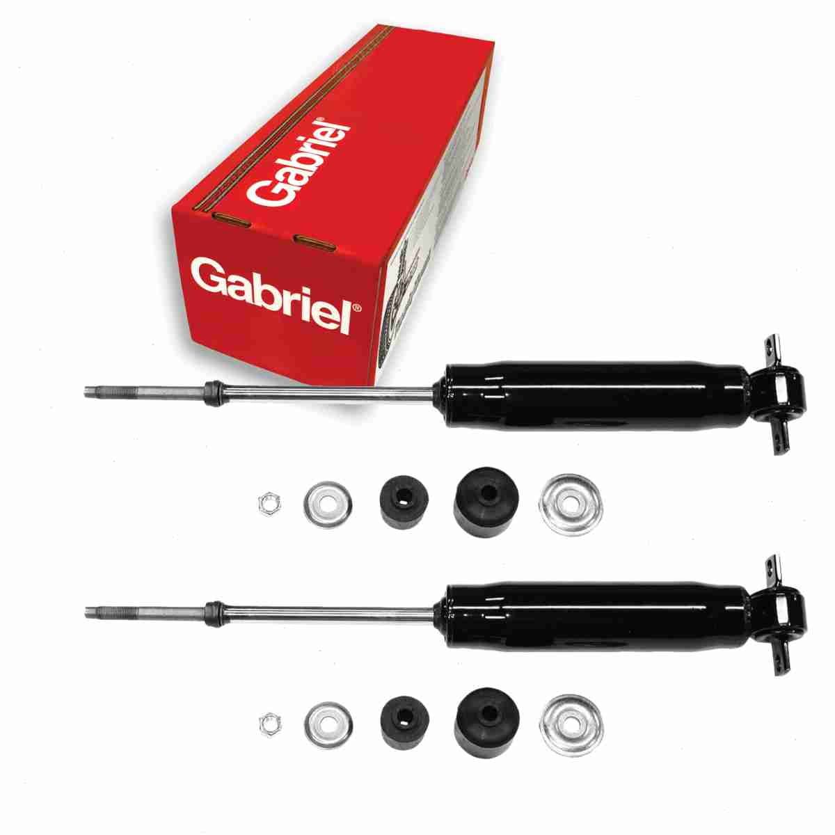 2 pc Gabriel 61555 ProGuard Shock Absorbers for Spring Strut Steering Suspension Shocks Struts