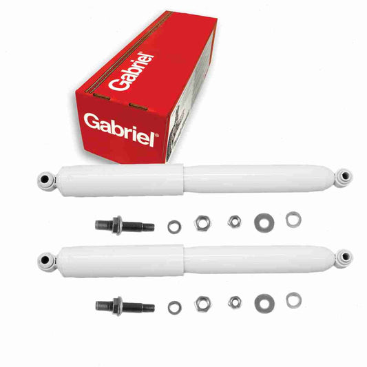 2 pc Gabriel G63349 Ultra Shock Absorbers for Spring Strut Steering Suspension Shocks Struts Fits select: 1973-1986 CHEVROLET C10, 1987 CHEVROLET R10