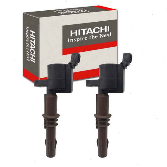 2 pc Hitachi IGC0117 Ignition Coils for 8L3Z12029A Spark Plug Wire Boot Fits select: 2010 FORD F150 SUPERCREW, 2008-2009 FORD F150