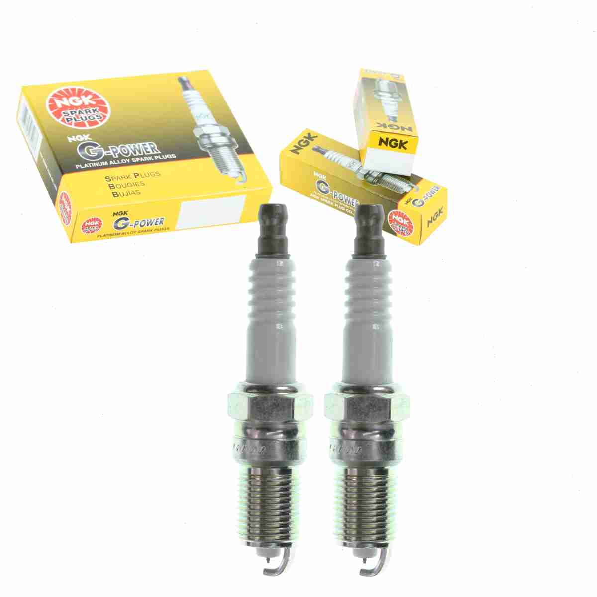 2 pc NGK 2815 G-Power Spark Plugs for 1835368T 6703 6718 AP106 HR9DPP30Y HR9LPP30X Ignition Wire Secondary