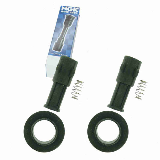 2 pc NGK 58983 Ignition Coil Boots for 186041 671-6301 702540 SPB222 SPP159E Direct Spark Plug Wire Fits select: 2009 CHEVROLET TRAVERSE, 2008-2009 CADILLAC CTS