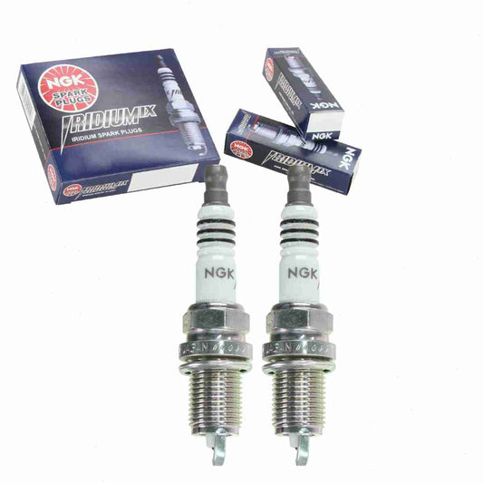 2 pc NGK 6441 Iridium IX Spark Plugs for 1UNH-18-110 4701 5357 5358 9603 9604 9664 9803 9803S 999-06910-X9-020 BY481-ZFR6F FR7KII33X FR7LII33X FR8KII332X IK16L IK16TT IK20L MZ602069 XP5224 Ignition