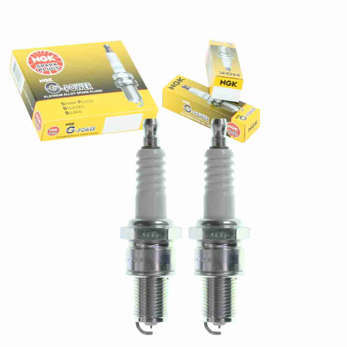 2 pc NGK 7084 G-Power Spark Plugs for 3115 3229 3238 3415 3415-2 4017 4217 4502 4709 6737 7415 AP403 AP404 AP63 AP63DP2 AP64 AP64DP2 APP63 F6RTP IW20TT P20PR11 P20R11 P20R8 PW20TT W6DPO WGR7DQP
