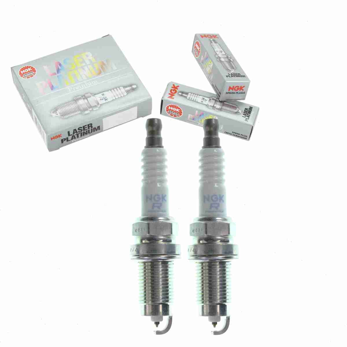2 pc NGK 7968 Laser Platinum Spark Plugs for 101 000 062 AB 4503 4701 AGPS44F AGPS44F11 AGPS44F11J F7HPP222 F7HPPRX FR7HPP22 FR7HPP222 FR7HPP33 IK16TT K5RTSPP PK16TT YM21 12405 AA Ignition Wire
