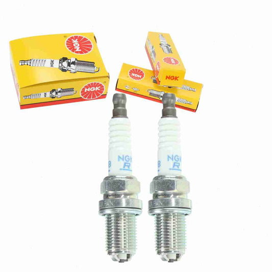 2 pc NGK 7969 Standard Spark Plugs for 101 000 035 HJ 1765308 3922 FGR8KQE0 FR7DE2 RC9TMC Ignition Wire Secondary Fits select: 2002-2008 MINI COOPER, 2001-2006 BMW 325