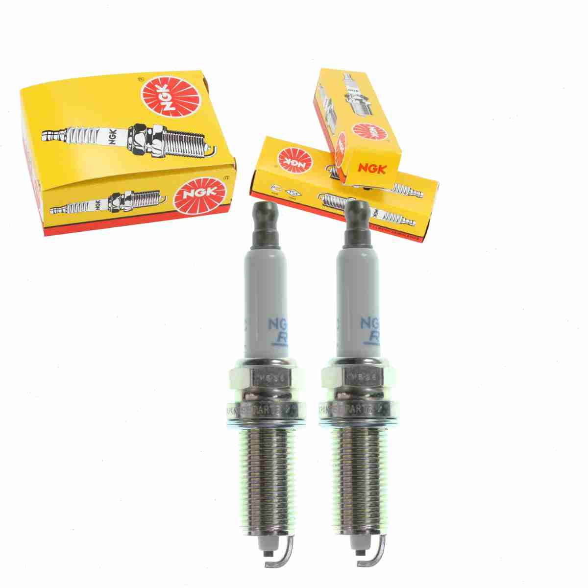 2 pc NGK 92174 Standard Spark Plugs for 05149177AB 446 446C2 5325 6003 FR8TE2 REC12MCC4 SPLZFR5C11 Ignition Wire Secondary Fits select: 2013-2017 RAM 1500, 2008-2012 DODGE RAM 1500