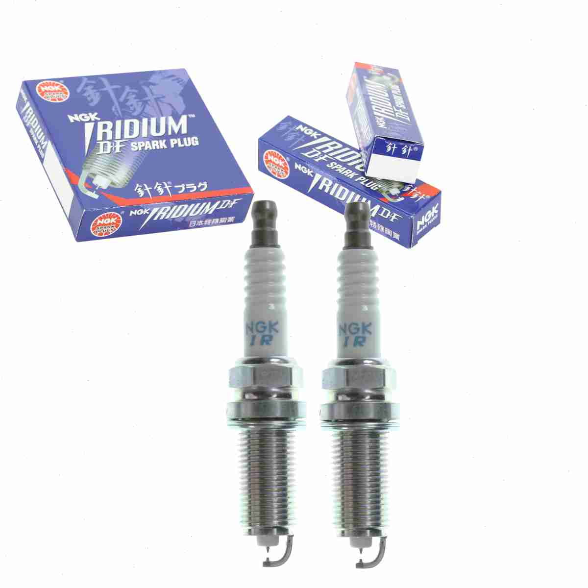2 pc NGK 92605 DFE Spark Plugs for 1885011050 4505 4703 IKH16TT PKH16TT Ignition Wire Secondary Fits select: 2009-2012 HYUNDAI GENESIS, 2011 HYUNDAI EQUUS