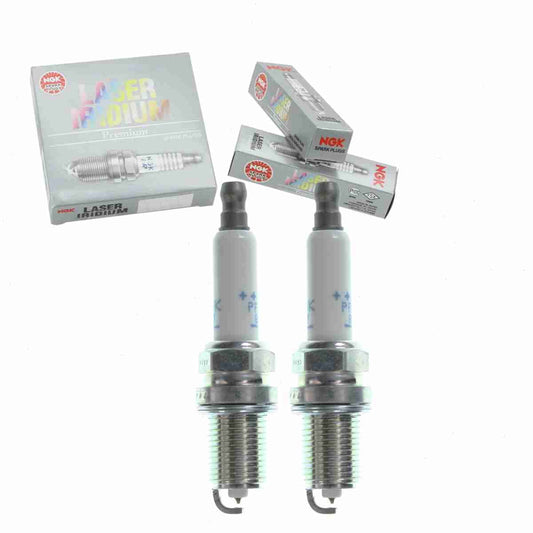 2 pc NGK 93759 Laser Iridium Spark Plugs for 1822A085 22401 ZE07B 22401-ZE01B 22401ZE07B 3450 4505 4703 9615 FK16HR-11 FR7NII35U IKH16TT PKH16TT Ignition Wire Secondary