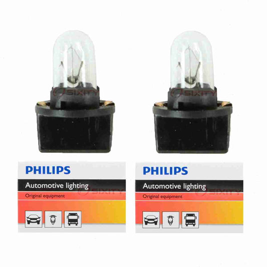 2 pc Philips PC161CP Instrument Panel Courtesy Light Bulbs for Electrical Lighting Body Instrumentation