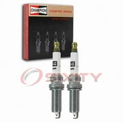 2 pc Champion 9412 Iridium Spark Plugs for REA9WYPB4 Ignition Wire Secondary