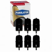 6 pc Purolator F59161 Fuel Filters for 043-0854 23486 25055419 33000076 33486 33486MP 3486 58051 86486 86486MP 89 33 000 076 8933 000 076 8933 000 76 95486 ALG-8001 BF890 CG3641 F-3641 F59161P F68