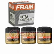 3 pc FRAM XG3614 Ultra Engine Oil Filters for 5214435 AF27 B23145 BE-231 FB100 Oil Change Lubricant Filters Fits select: 2003-2018 FORD FOCUS, 2005-2023 FORD ESCAPE
