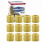 12 pc Purolator TECH TL16311 Engine Oil Filters for 04152-37010 04152-YZZA6 19185485 27064 27064MP 37064 47064 57064 61857064 7064 84064 CF6311 CH10358 COC10358 EA15K01 EU2J-6708-AA FP10358 G7064