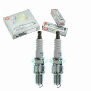 2 pc NGK 3200 Laser Platinum Spark Plugs for 22401-18V17 3302 MD338991 P22PR8 Ignition Wire Secondary